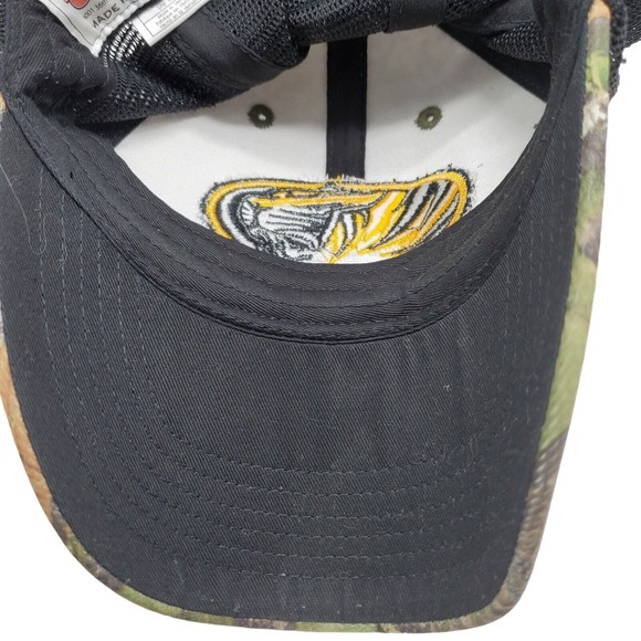 Mizzou Tigers Mossy Oak Obsession Camo Embroidered Adjustable Cap Missouri Hat - Picture 5 of 6